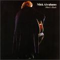 cover of Abrahams, Mick - Mick's Back