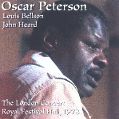 cover of Peterson, Oscar - The London Concert. Royal Festival Hall 1978